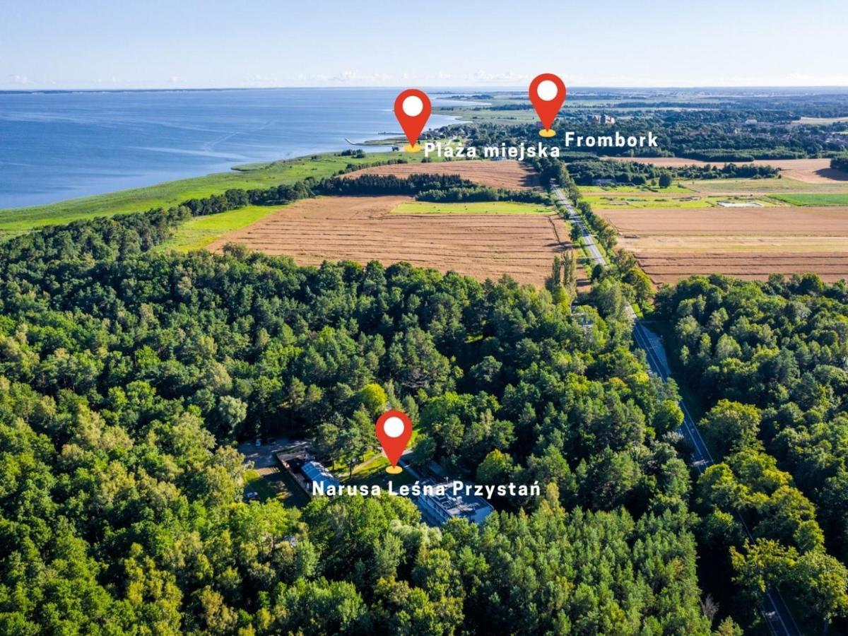 Narusa Lesna Przystan Frombork Exteriör bild